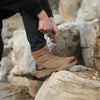 Lightweight Safety Boots with Steel Toe Cap khaki