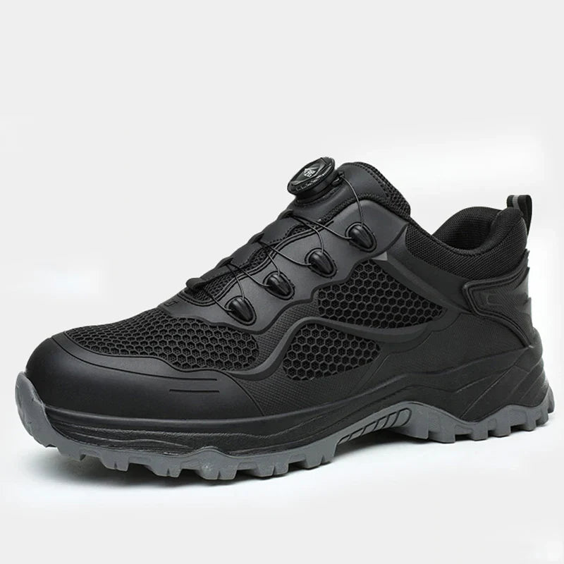 Lightweight Safety Trainers with Twist-Lock Closure
