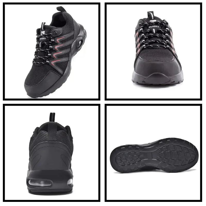 Lightweight & Ultra-Durable Safety Trainers black2