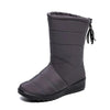 Lined & Waterproof High Winter Boots grey