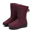 Lined & Waterproof High Winter Boots red1