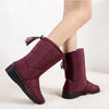 Lined & Waterproof High Winter Boots red2