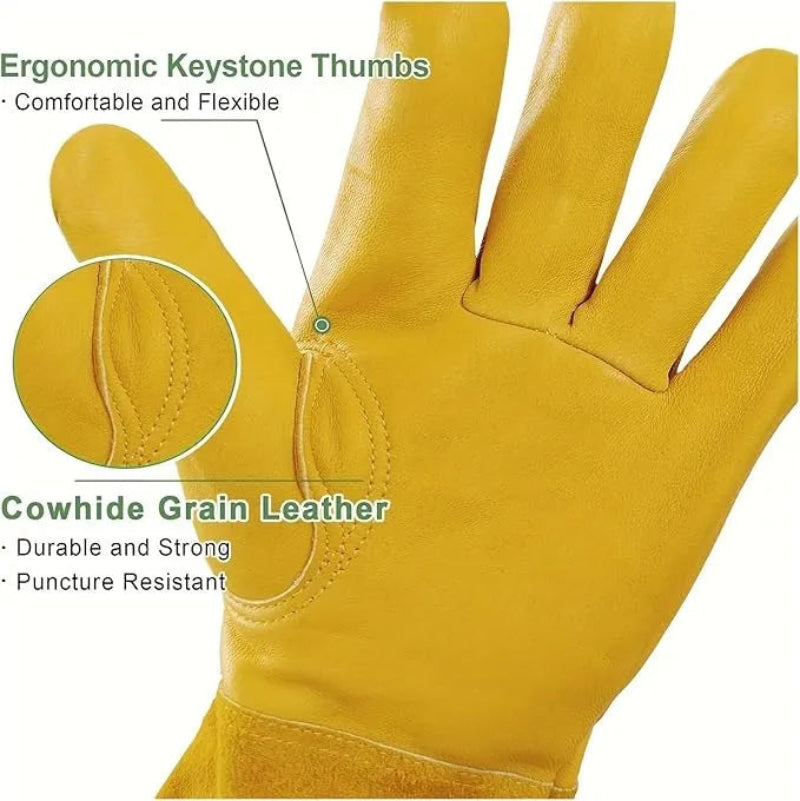 Long & Comfortable Gardening Gloves3
