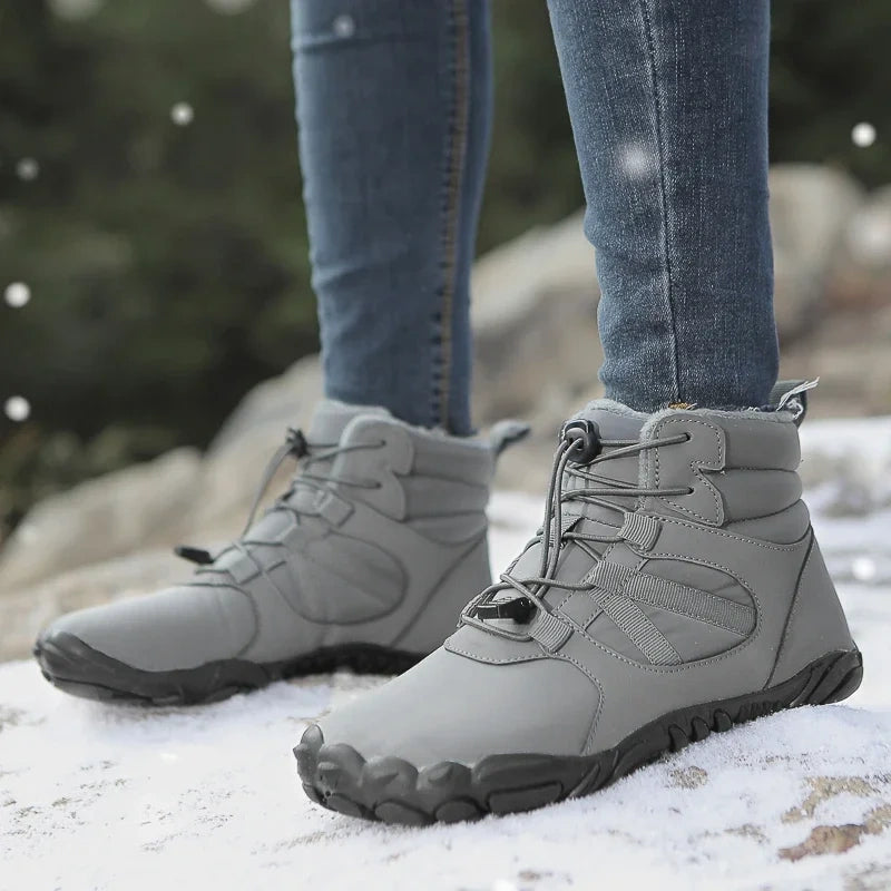 Non-Slip & Comfortable Winter Barefoot Boots - Unisex grey3