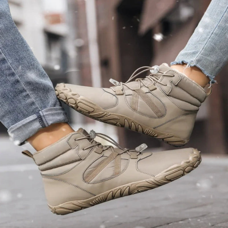 Non-Slip & Comfortable Winter Barefoot Boots - Unisex khaki1