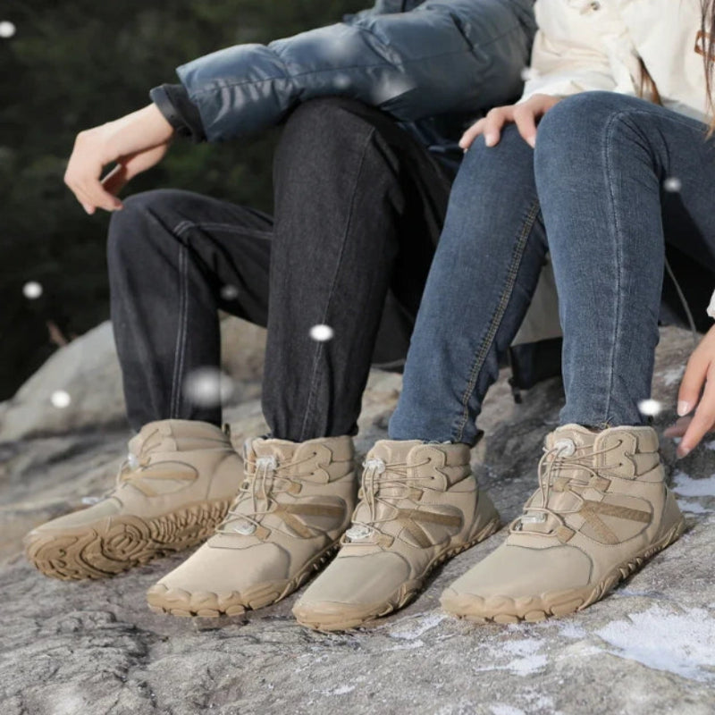 Non-Slip & Comfortable Winter Barefoot Boots - Unisex khaki2