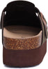 Non-Slip Leather Mules with Comfortable Cork Footbed - Unisex apricot3