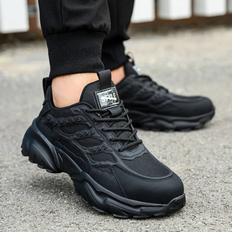 Puncture-Resistant & Breathable Safety Sneakers - Unisex black4