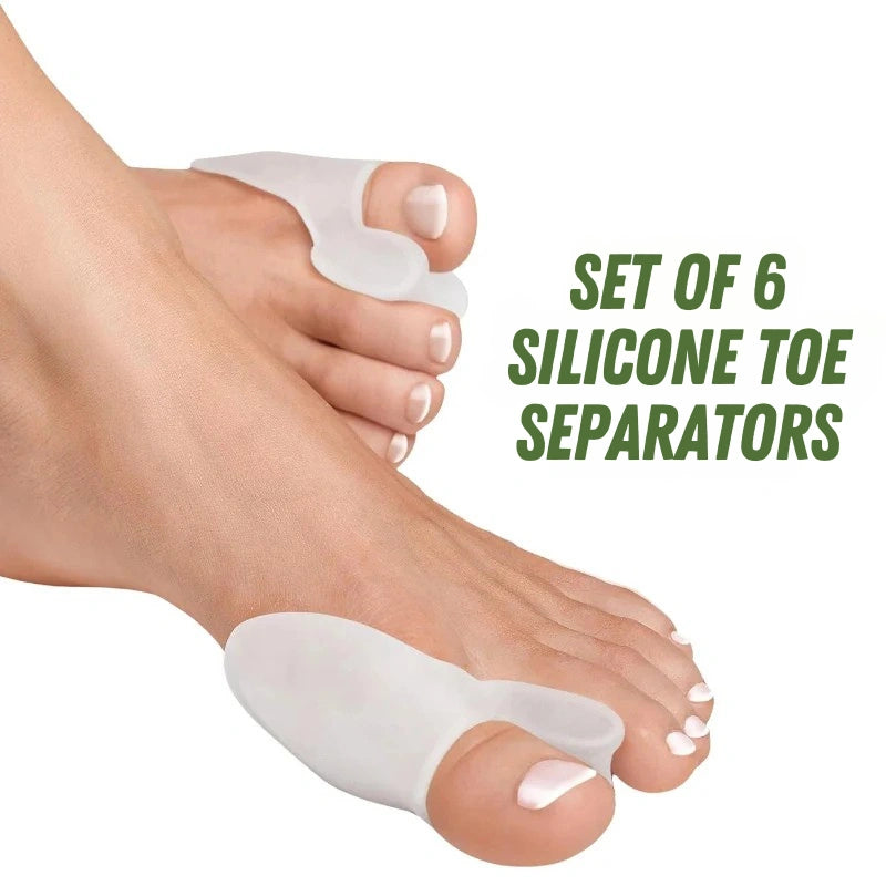 Silicone Toe Separators – Set of 6 Pieces