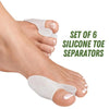 Silicone Toe Separators – Set of 6 Pieces