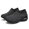 Slip-On & Breathable Knit Trainers black