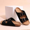 Suede & Flexible Mules with Soft Arch Support - For Women black2