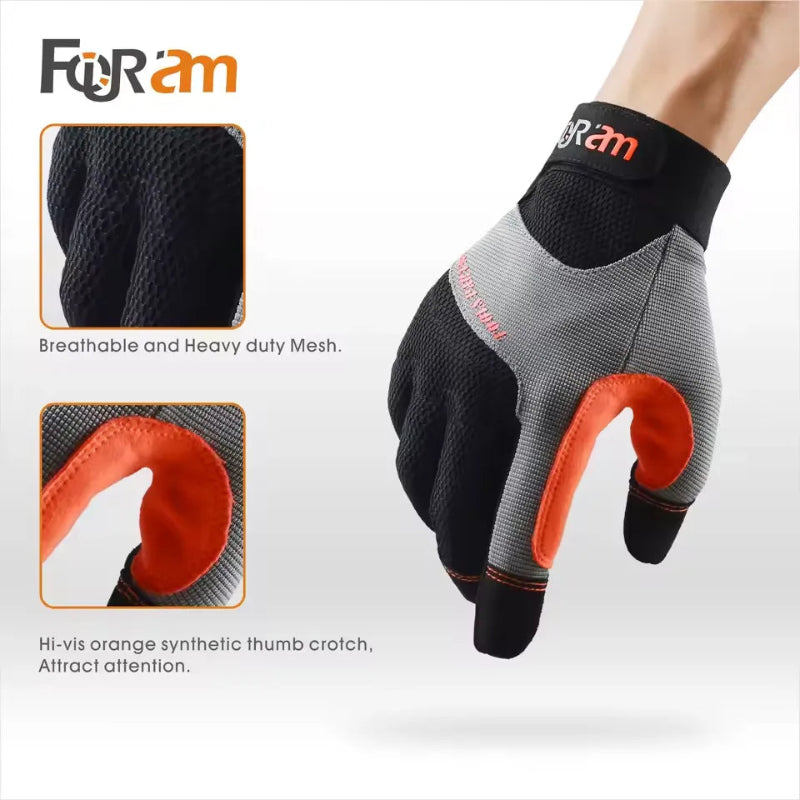 Touchscreen-Compatible & Comfortable Protective Gloves3