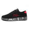 Trendy & Comfortable Sneakers – Unisex black and red