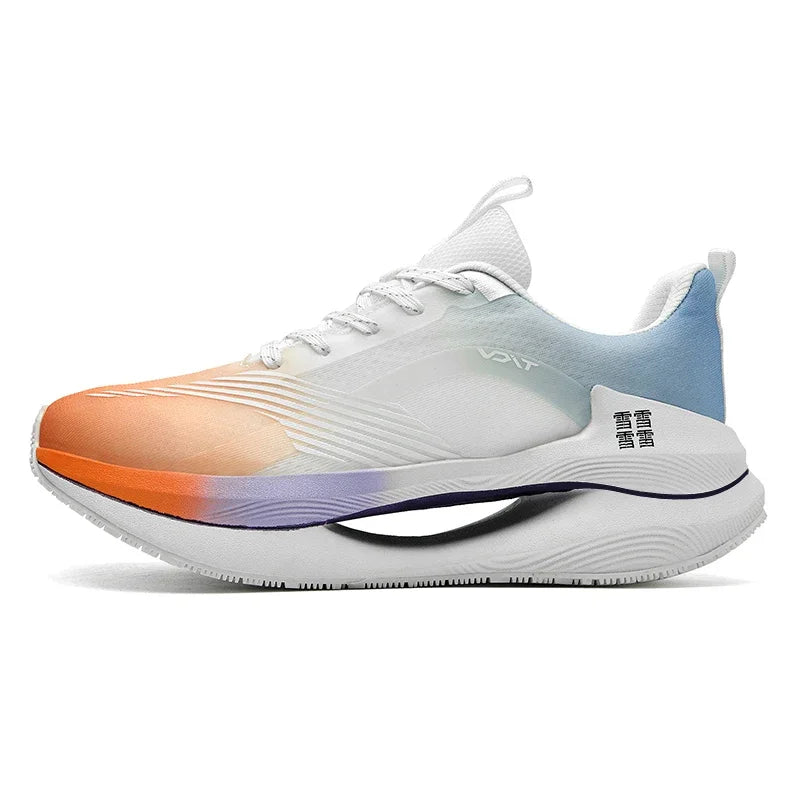 Ultra-Lightweight & Breathable Running Sneakers orange white