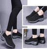 Ultra-Lightweight & Breathable Walking Sneakers - For Women black grey