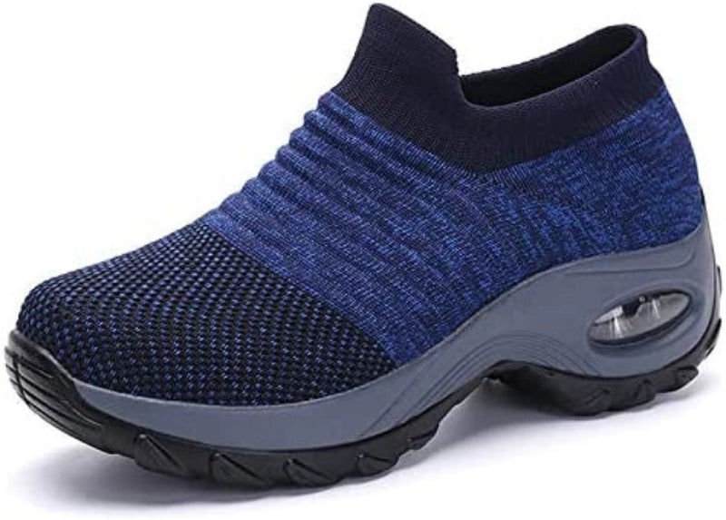 Ultra-Lightweight & Breathable Walking Sneakers - For Women blue black