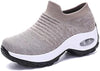 Ultra-Lightweight & Breathable Walking Sneakers - For Women khaki