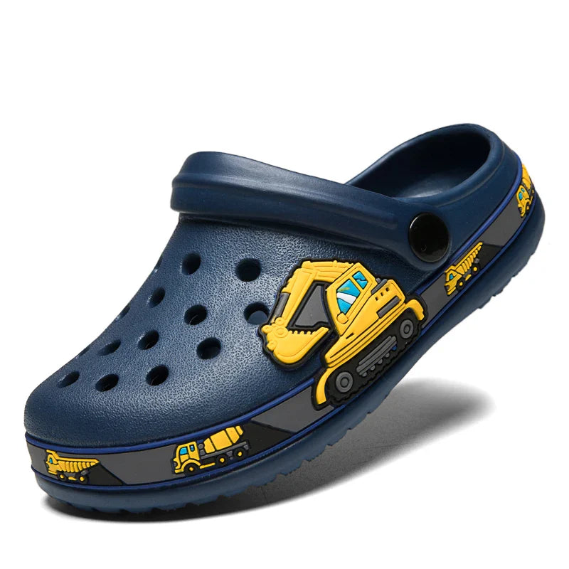 Ultra-Lightweight & Comfortable Summer Clogs dark blue