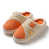 Ultra-Warm & Non-Slip Plush Winter Slippers - Unisex orange2