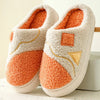 Ultra-Warm & Non-Slip Plush Winter Slippers - Unisex orange