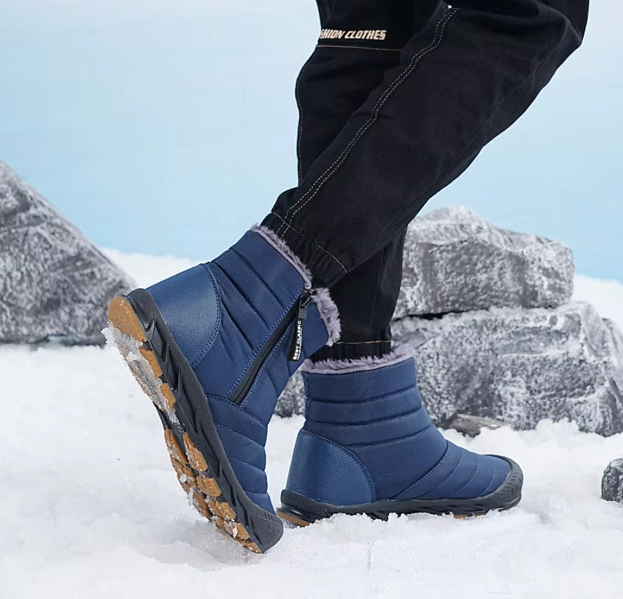 Ultra-Warm Waterproof Snow Boots blue1