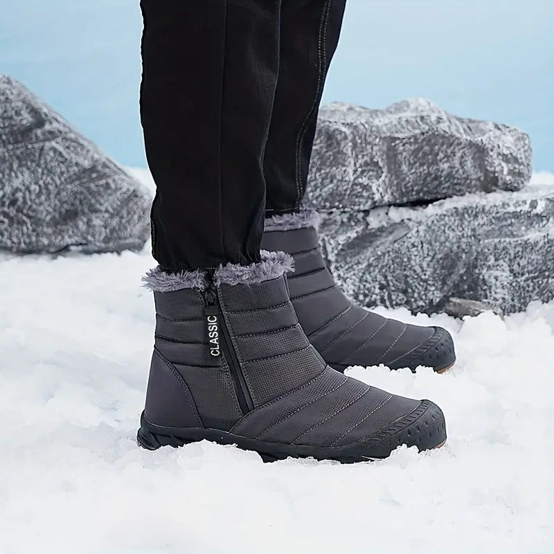 Ultra-Warm Waterproof Snow Boots grey1