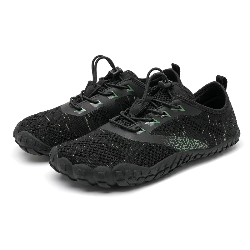 Ultra Lightweight Barefoot Water Trainers green black