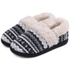 Warm & Anti-Slip House Slippers black