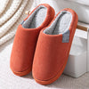 Warm & Anti-Slip Indoor Slippers with Fleece Lining - Unisex orange
