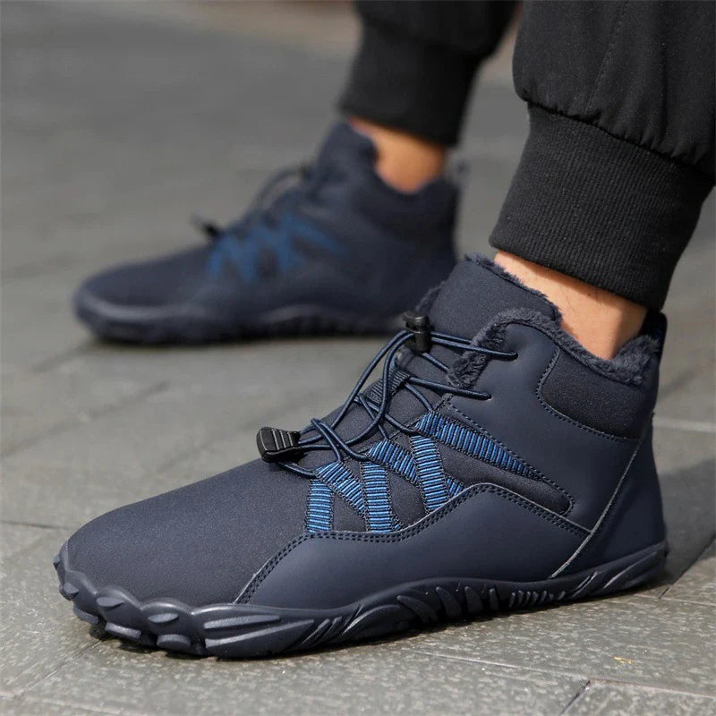 Warm & Comfortable Barefoot Boots blue1