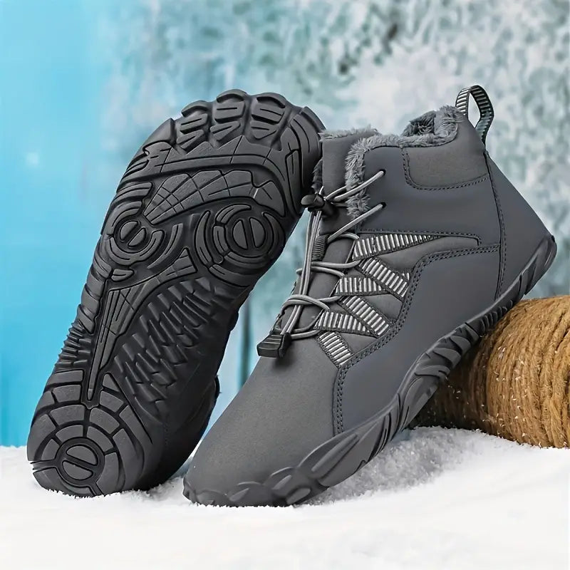 Warm & Comfortable Barefoot Boots grey3