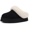 Warm & Comfortable Boston Slip-On Slippers black1