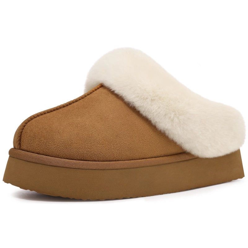 Warm & Comfortable Boston Slip-On Slippers brown