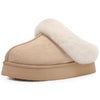 Warm & Comfortable Boston Slip-On Slippers khaki