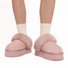 Warm & Comfortable Boston Slip-On Slippers pink3