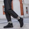Warm Fur Lined Outdoor Winter Boots black1
