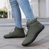 Warm Fur Lined Outdoor Winter Boots green1