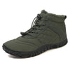 Warm Fur Lined Outdoor Winter Boots green