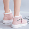  Warm High-Top Sneakers pink1