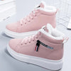 Warm High-Top Sneakers pink