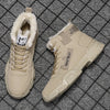 Warm Lining High-Top Winter Boots  beige
