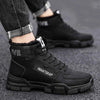 Warm Lining High-Top Winter Boots  black