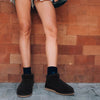 Warm Suede Ankle Boots black2