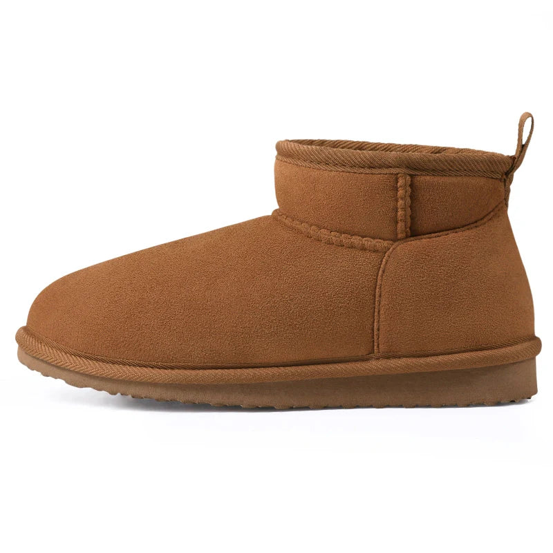 Warm Suede Ankle Boots brown2