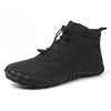 Warm & Waterproof Ankle Barefoot Boots black