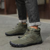 Warm & Waterproof Ankle Barefoot Boots green