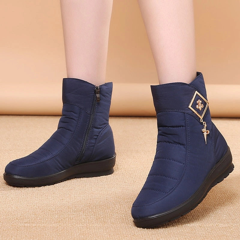Warm & Waterproof Snow Boots blue1