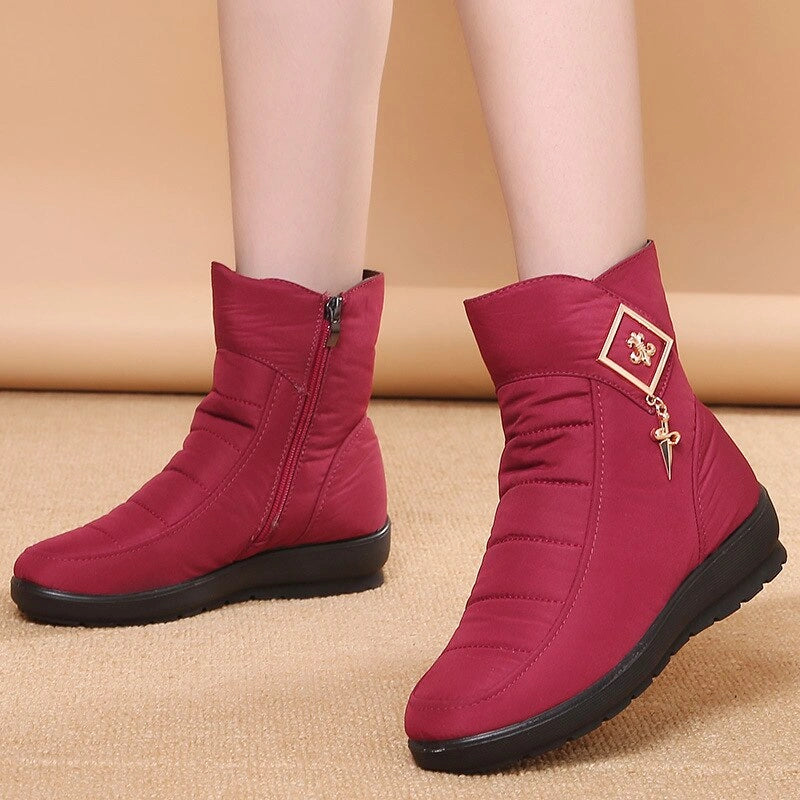 Warm & Waterproof Snow Boots red1