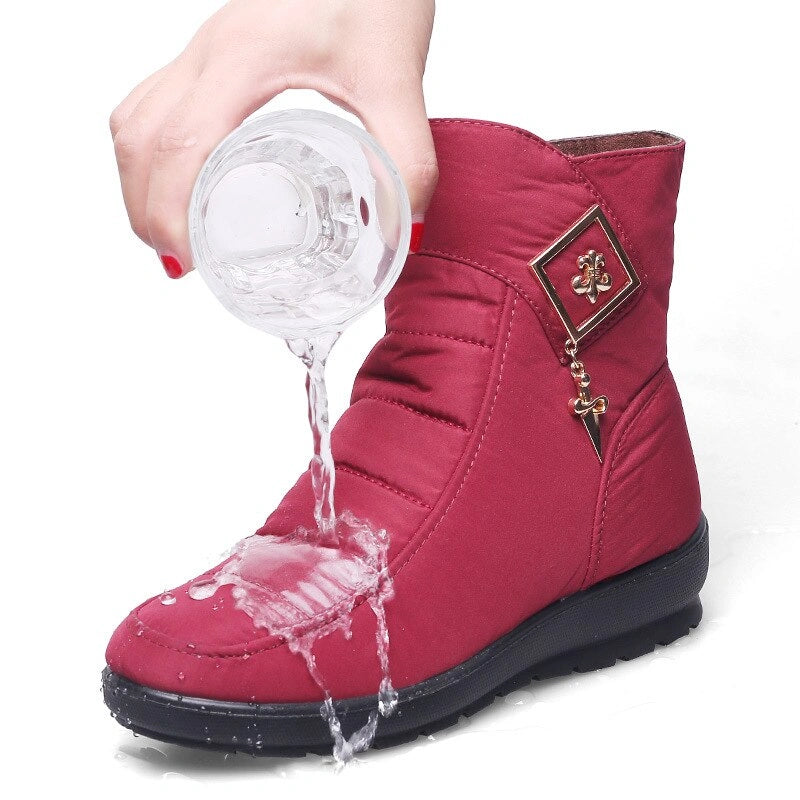 Warm & Waterproof Snow Boots red1 2